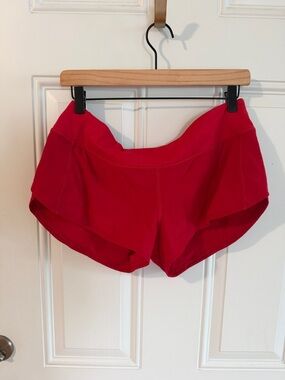Red Women's Athletic Shorts - Brand: